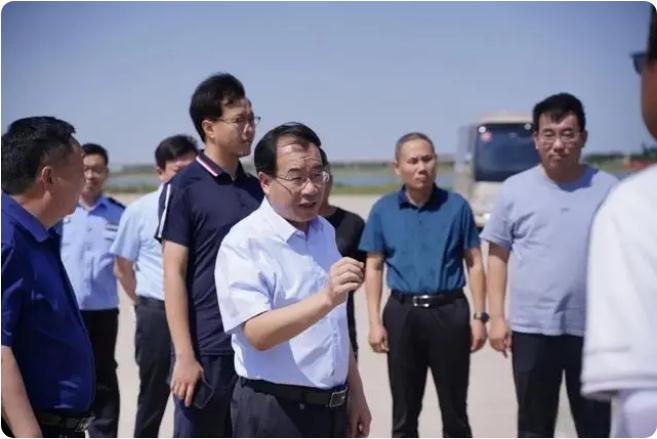 王錦山督導檢查河道防汛、防溺水工作